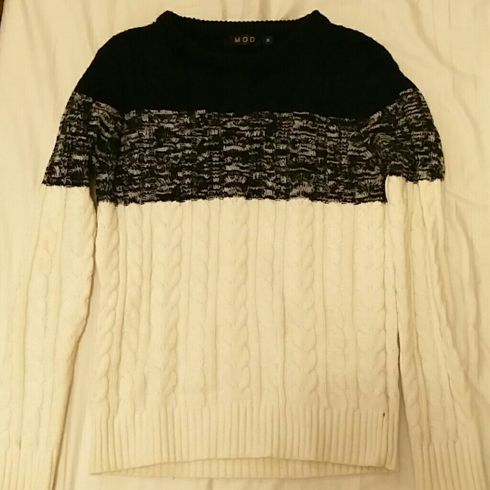 Color block sweater